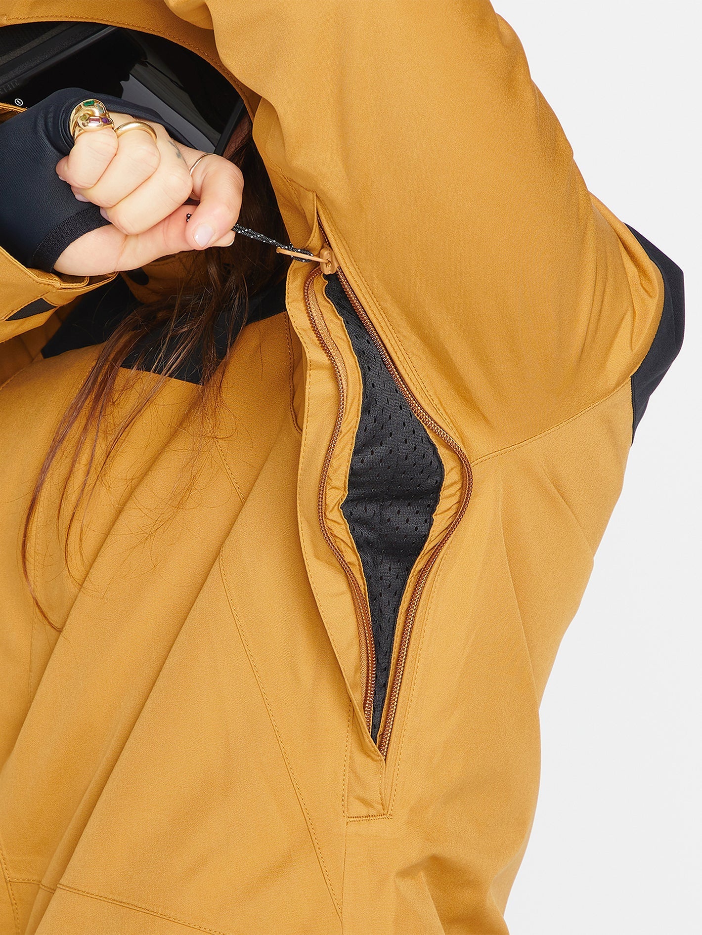 Ell Isolierte Gore-Tex Schneejacke - Karamell
