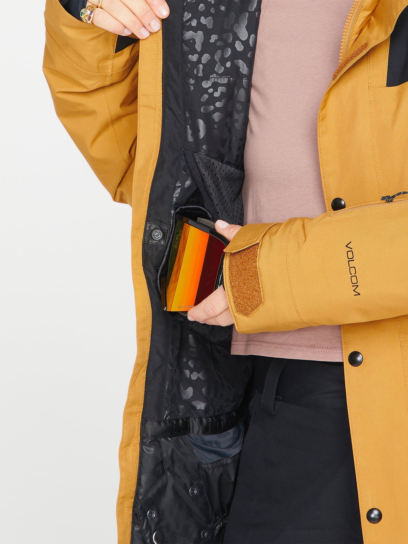 Ell Isolierte Gore-Tex Schneejacke - Karamell