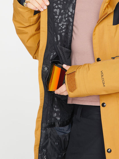 Ell Isolierte Gore-Tex Schneejacke - Karamell
