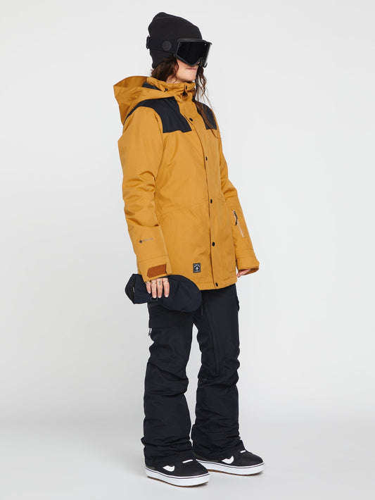 Ell Isolierte Gore-Tex Schneejacke - Karamell