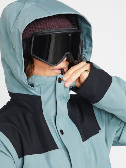 Ell Isolierte Gore-Tex Schneejacke - Green Ash