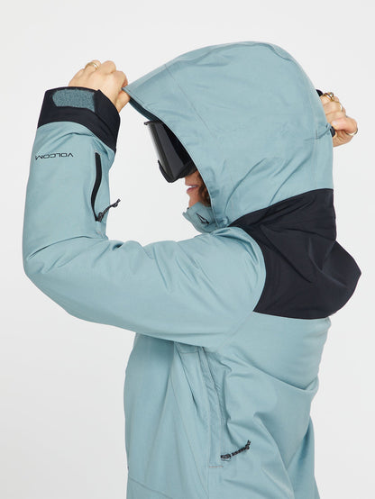 Ell Isolierte Gore-Tex Schneejacke - Green Ash