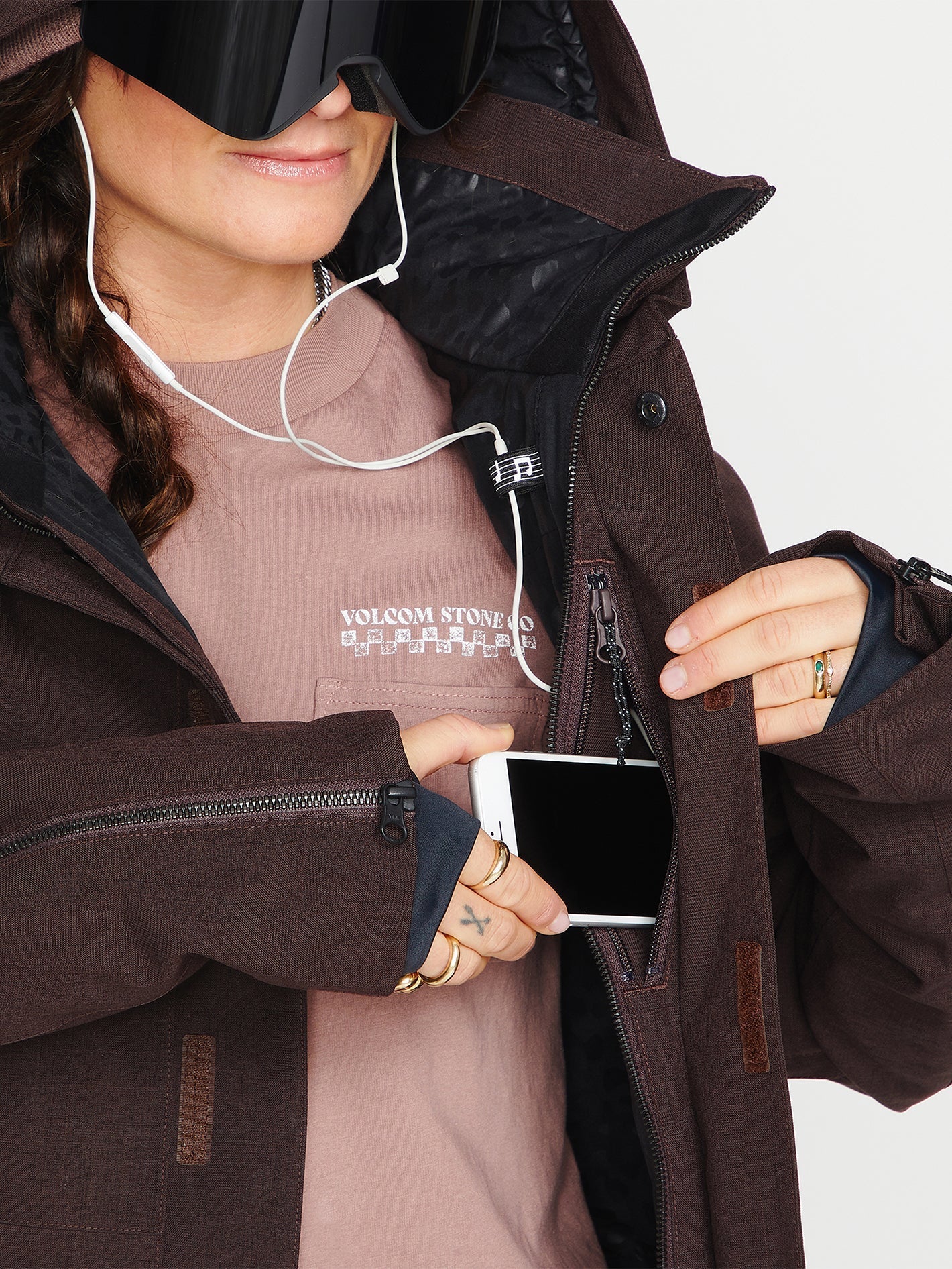 Veste de snow Sherwin Insulated - Black Plum