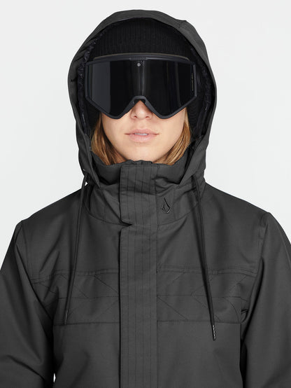 Fawn Isolierte Schneejacke - Schwarz