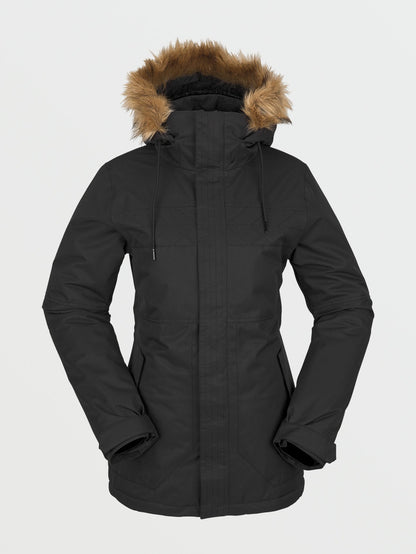 Fawn Isolierte Schneejacke - Schwarz