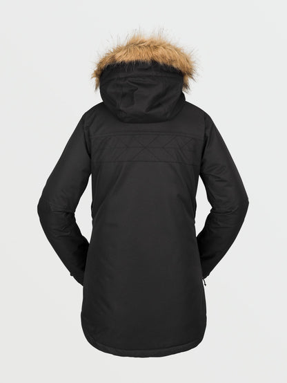 Fawn Isolierte Schneejacke - Schwarz