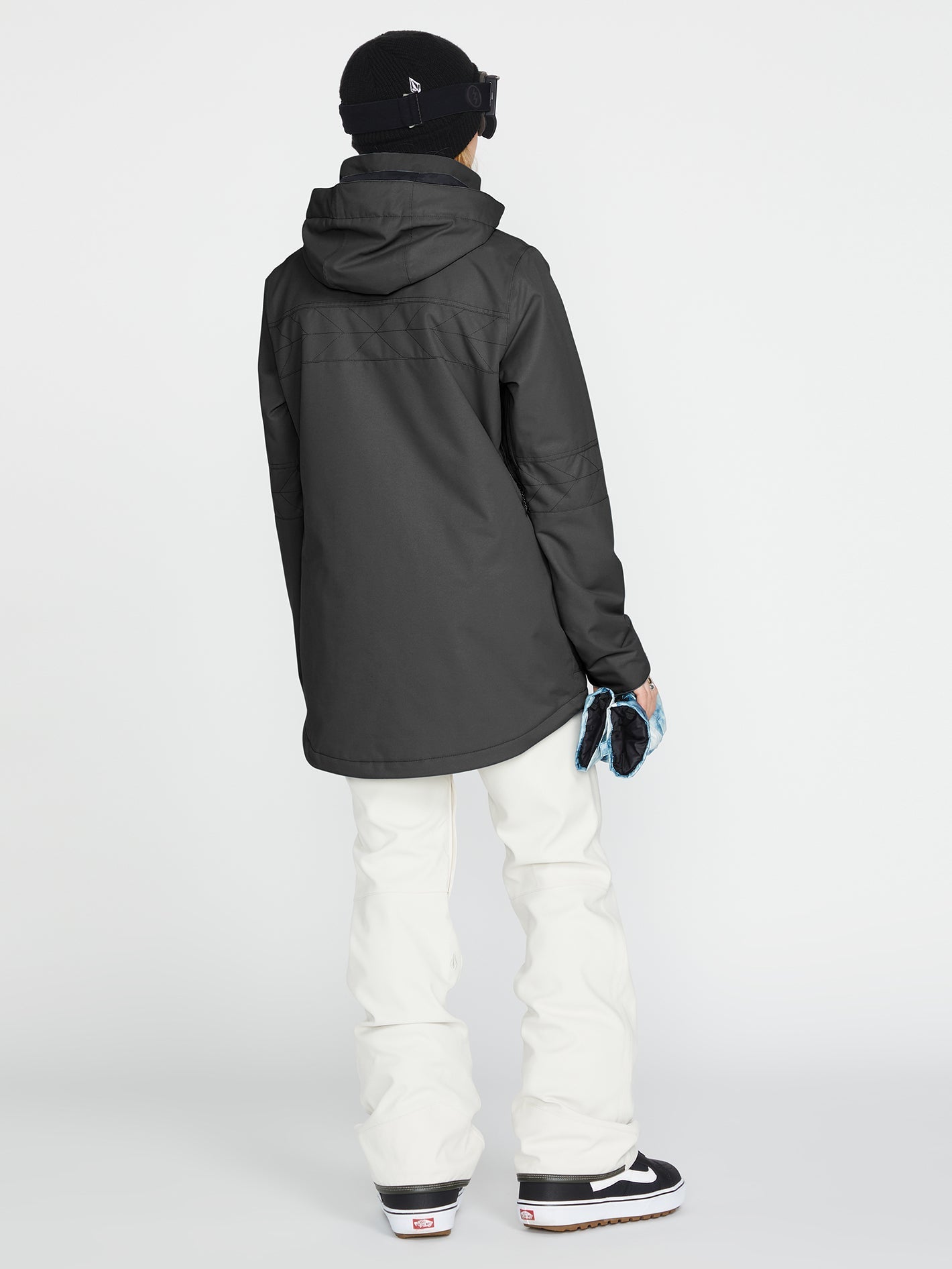 Fawn Isolierte Schneejacke - Schwarz