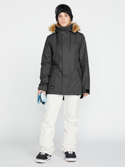 Fawn Isolierte Schneejacke - Schwarz