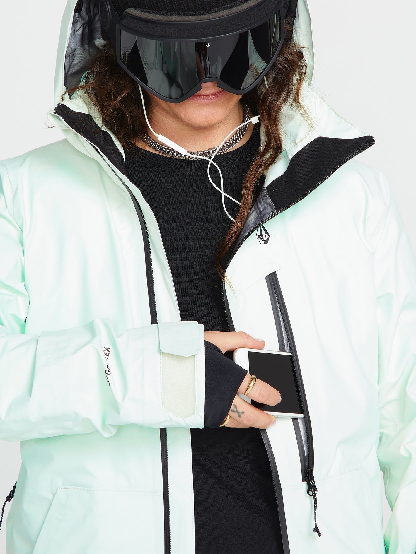 Veste de snow Nya Tds Infrared Gore-Tex - Ice Green