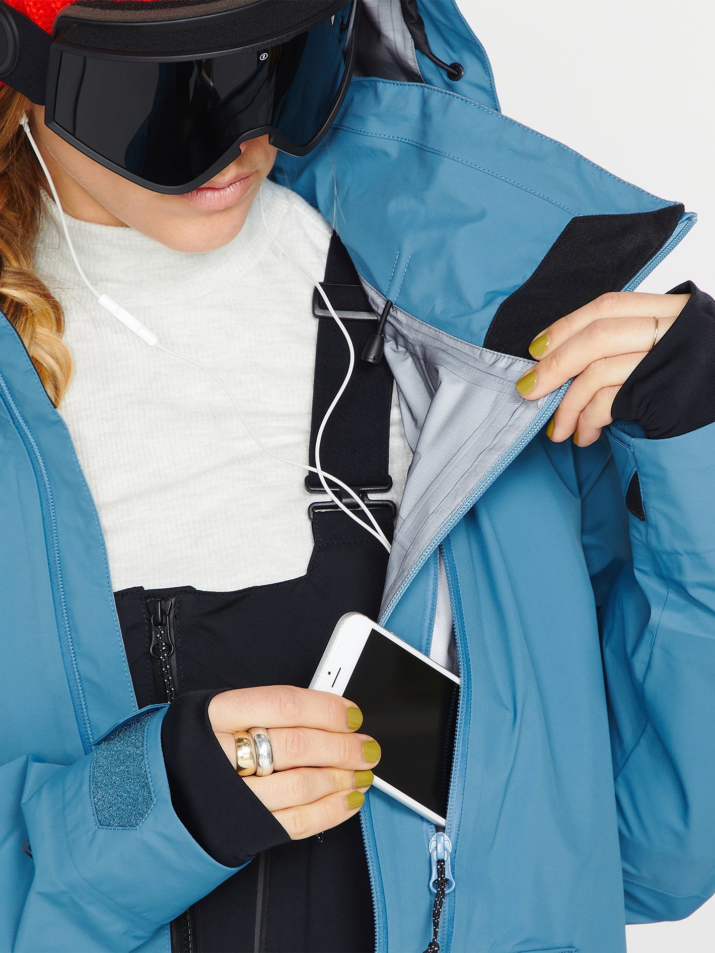 Nya Tds Infrared Gore-Tex Schneejacke - Petrolblau