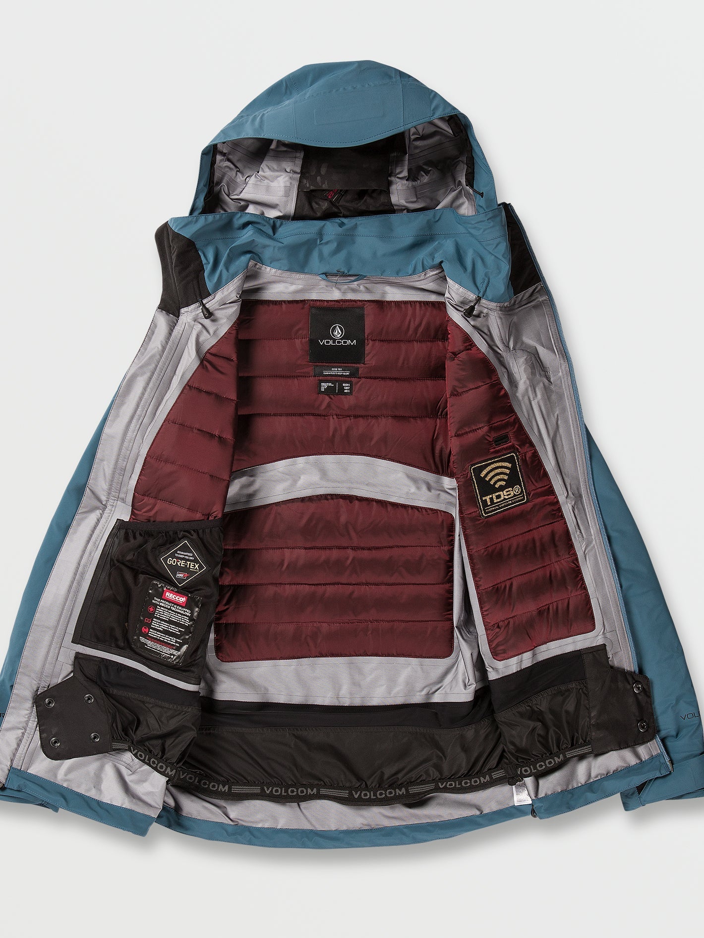 Nya Tds Infrared Gore-Tex Schneejacke - Petrolblau