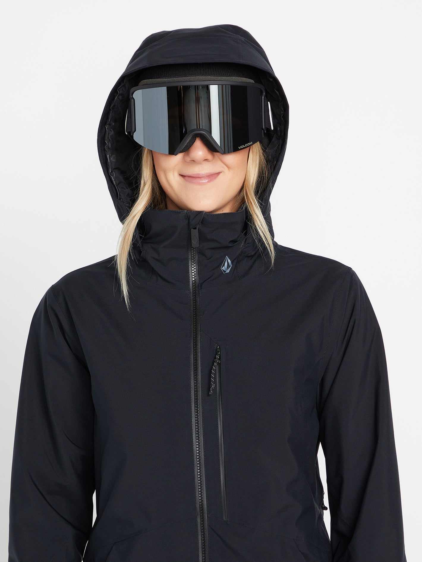 3D Stretch Gore-Tex Schneejacke - Schwarz