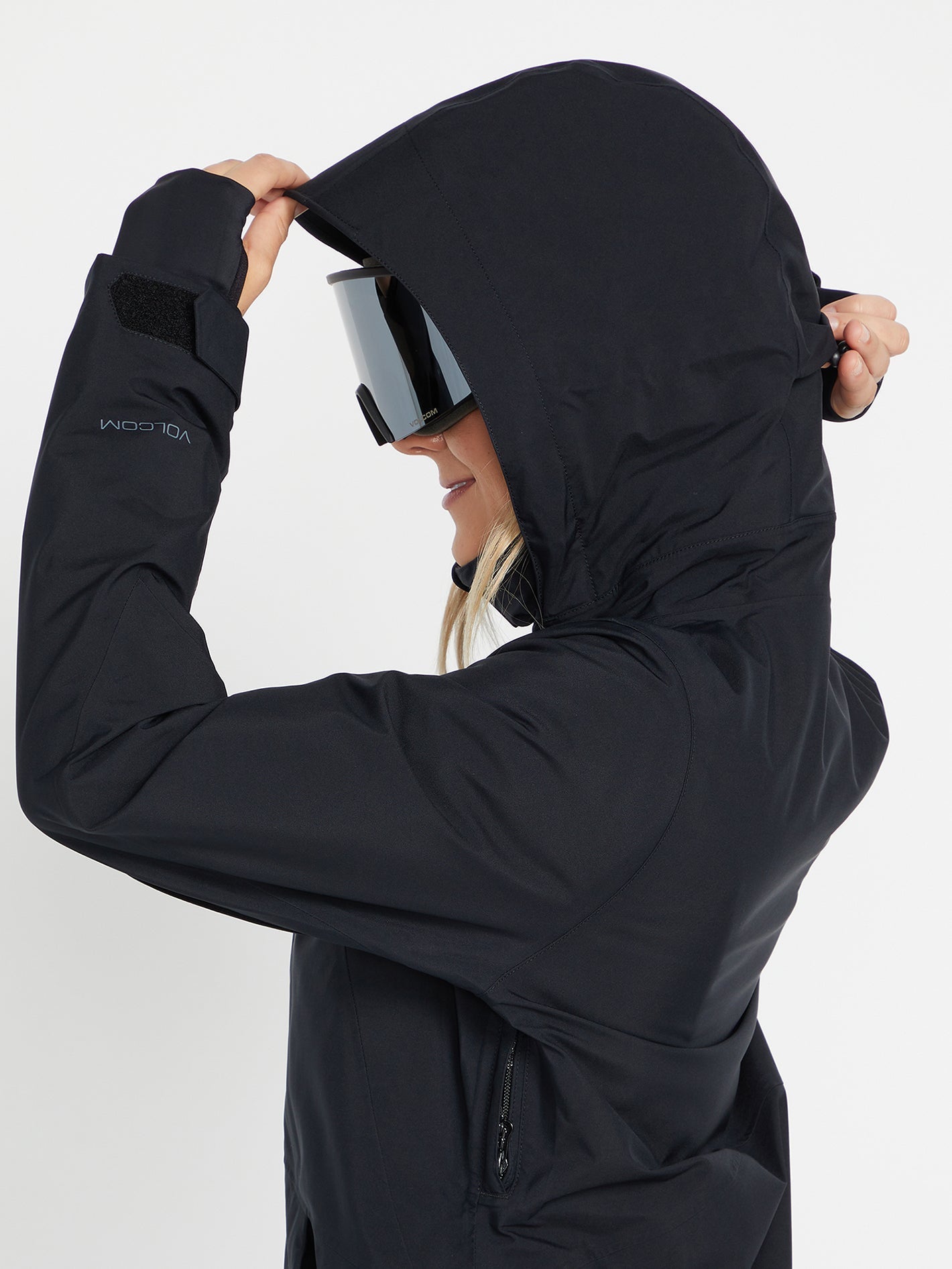 3D Stretch Gore-Tex Schneejacke - Schwarz