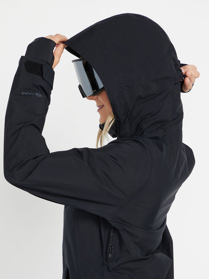 3D Stretch Gore-Tex Schneejacke - Schwarz