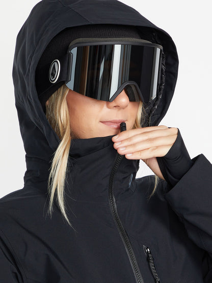 3D Stretch Gore-Tex Schneejacke - Schwarz