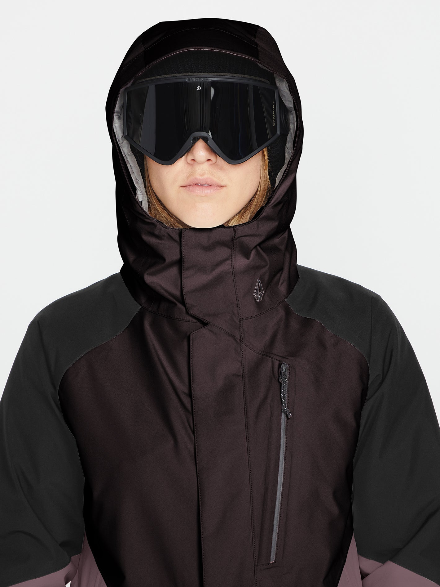 Aris Insulated Gore-Tex Snow Jacket - Black Plum