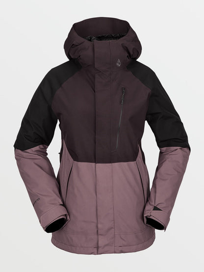 Aris Insulated Gore-Tex Snow Jacket - Black Plum