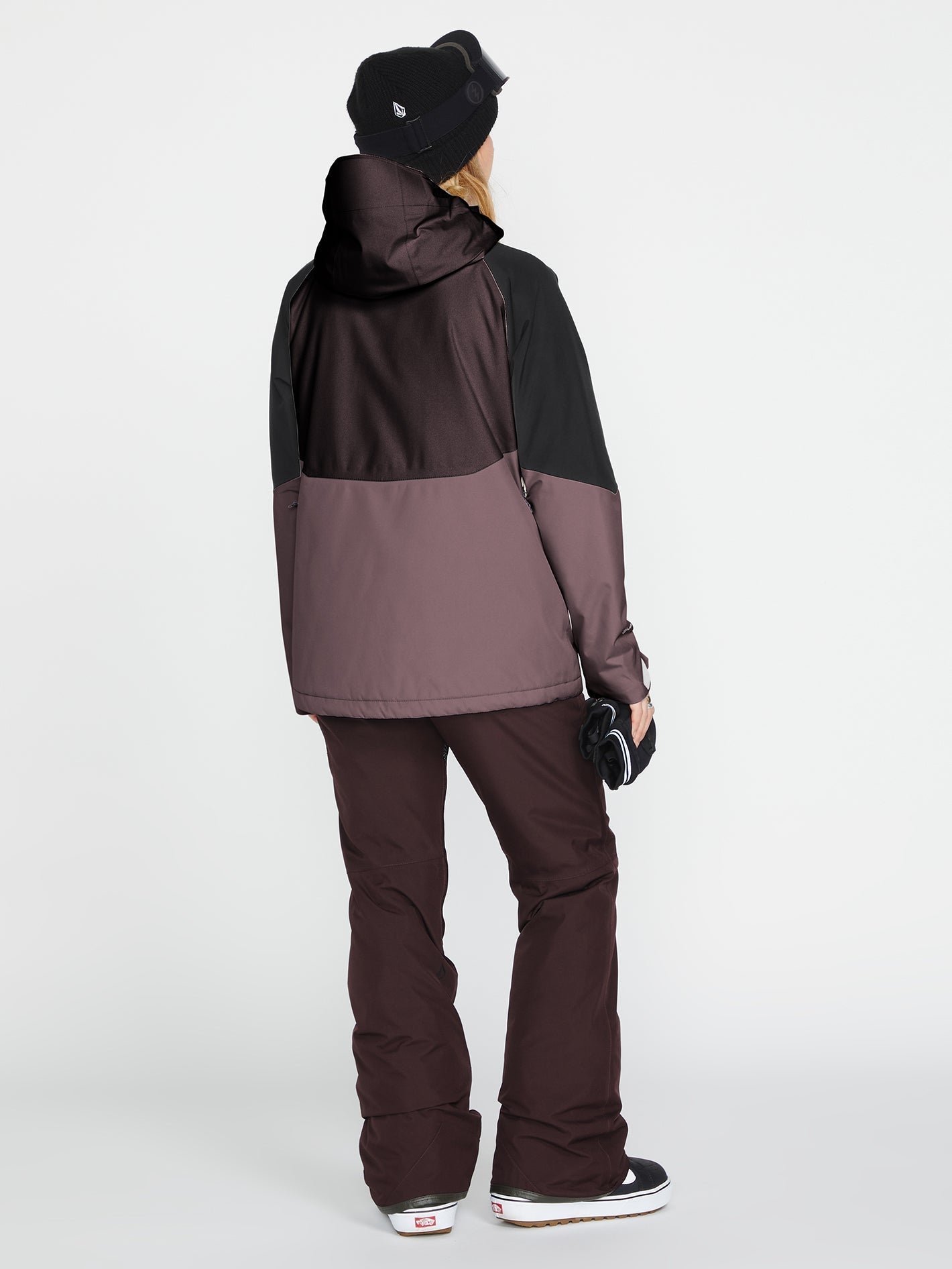 Aris Insulated Gore-Tex Snow Jacket - Black Plum