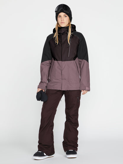Aris Insulated Gore-Tex Snow Jacket - Black Plum