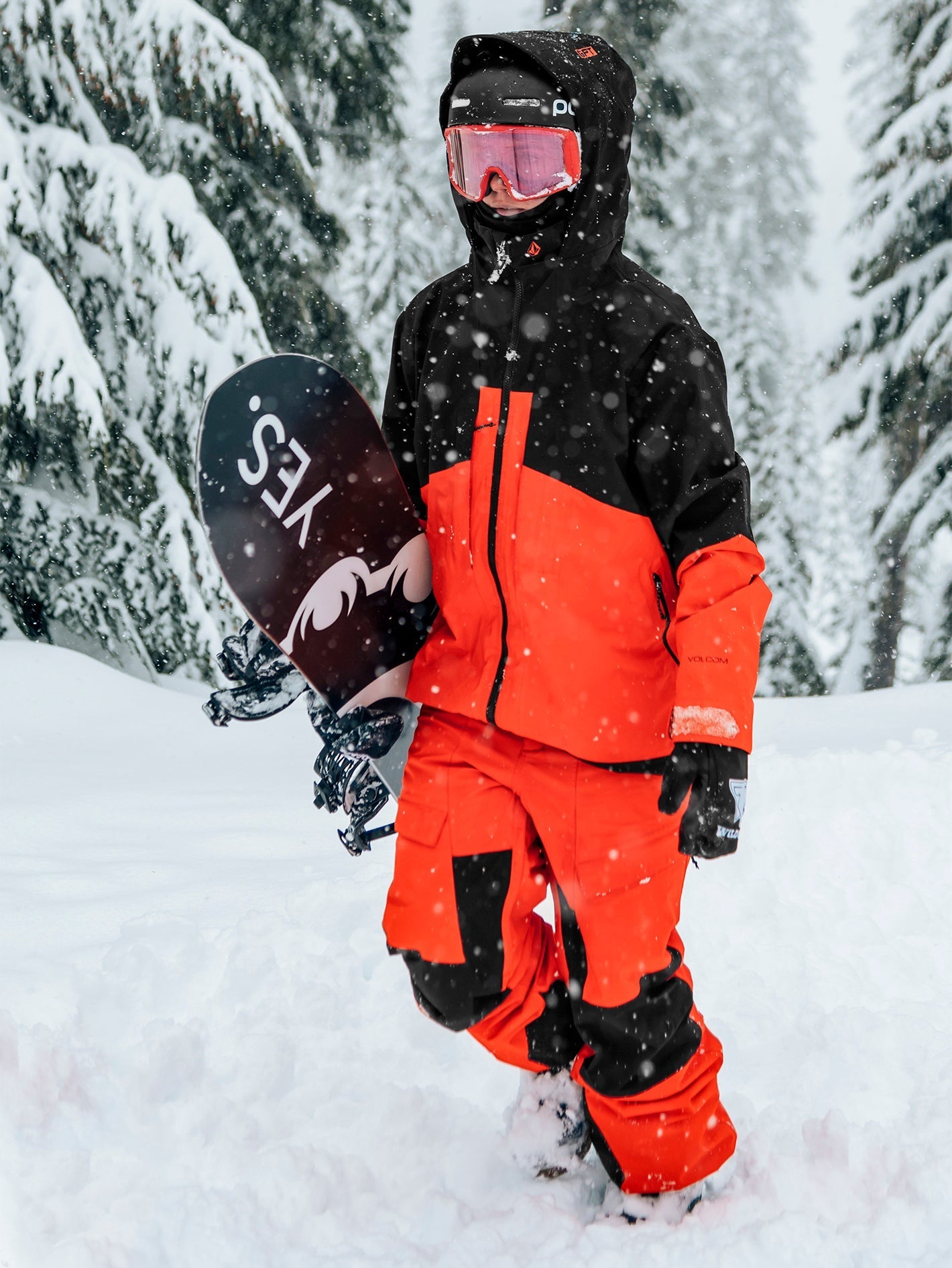 Veste Gore-Tex Aw 3-en-1  - ORANGE SHOCK