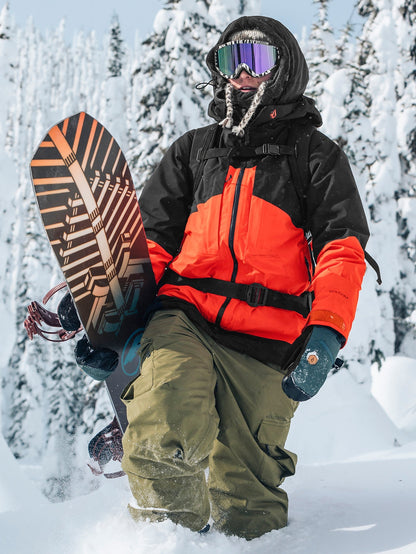 Veste Gore-Tex Aw 3-en-1  - ORANGE SHOCK