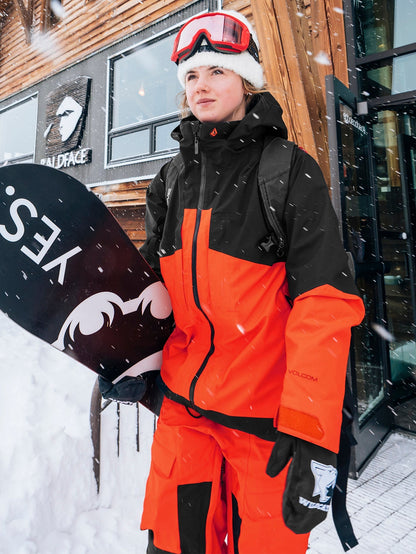 Veste Gore-Tex Aw 3-en-1  - ORANGE SHOCK