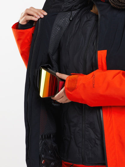 Veste Gore-Tex Aw 3-en-1  - ORANGE SHOCK