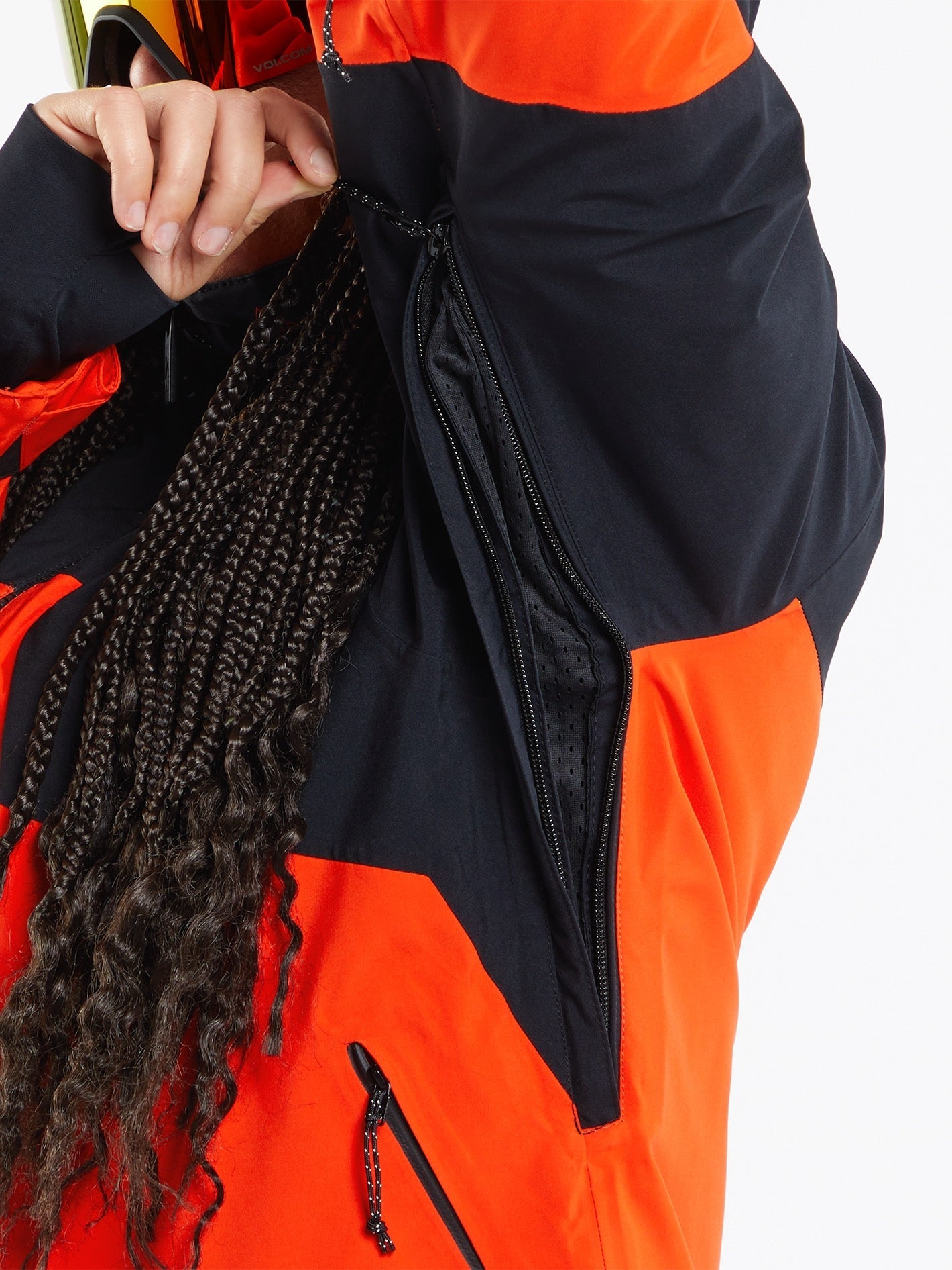 Veste Gore-Tex Aw 3-en-1  - ORANGE SHOCK