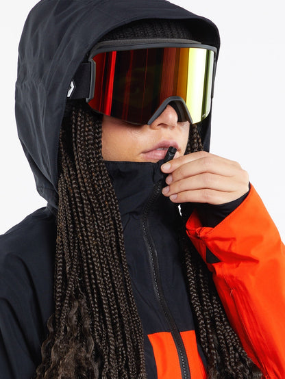Veste Gore-Tex Aw 3-en-1  - ORANGE SHOCK