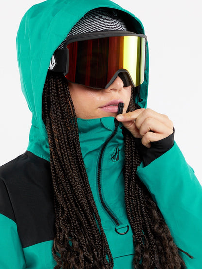 Gore-Tex Fern Isolierte Jacke - LEUCHTENDES GRÜN