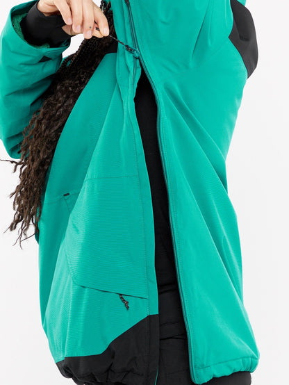 Gore-Tex Fern Isolierte Jacke - LEUCHTENDES GRÜN