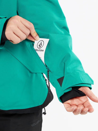 Gore-Tex Fern Isolierte Jacke - LEUCHTENDES GRÜN