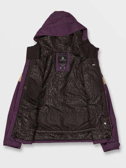 Lindy Insulated Jacket - BLACKBERRY