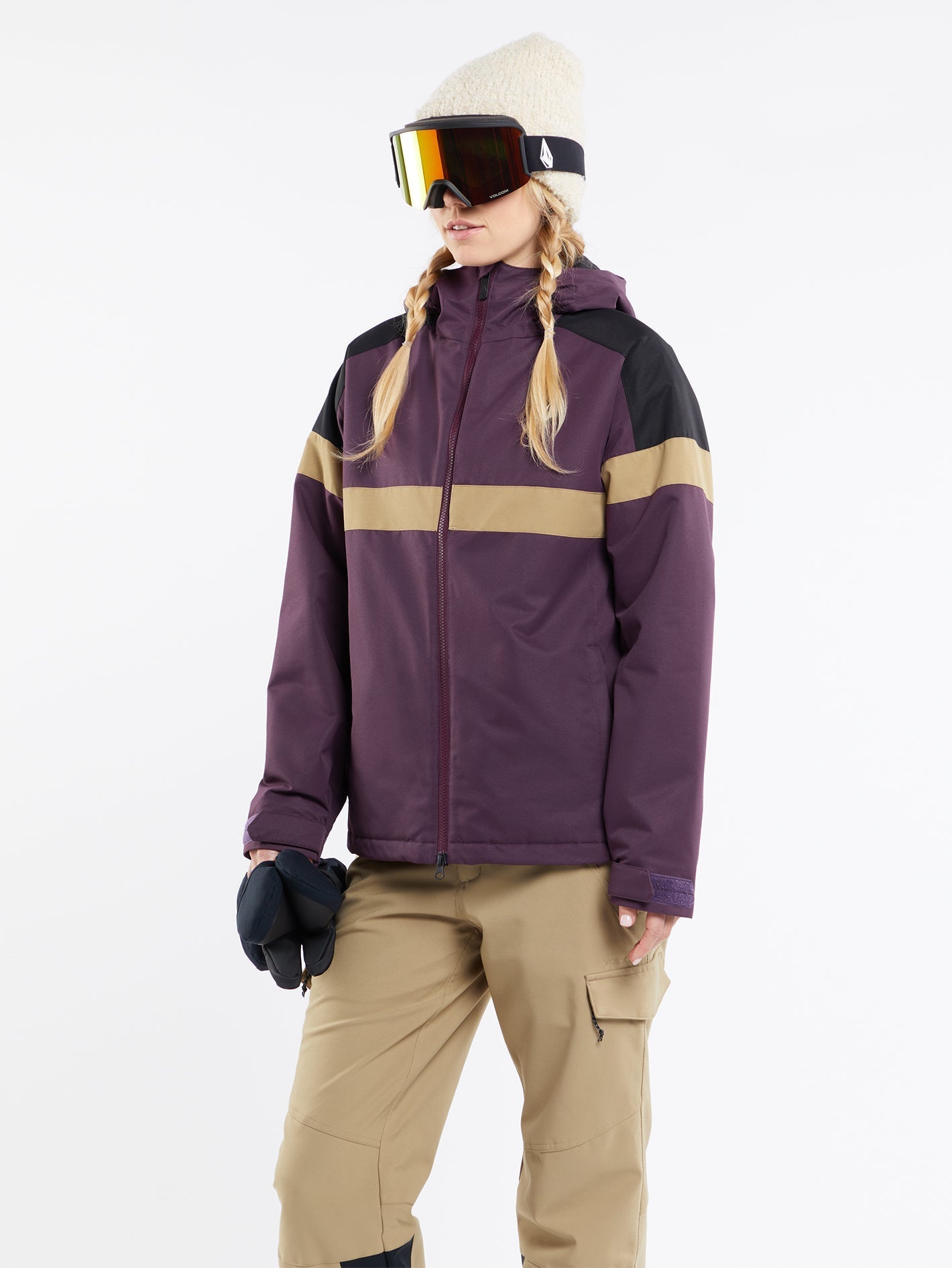 Lindy Insulated Jacket - BLACKBERRY