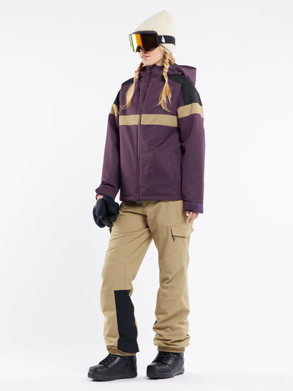 Lindy Insulated Jacket - BLACKBERRY
