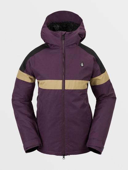 Lindy Insulated Jacket - BLACKBERRY
