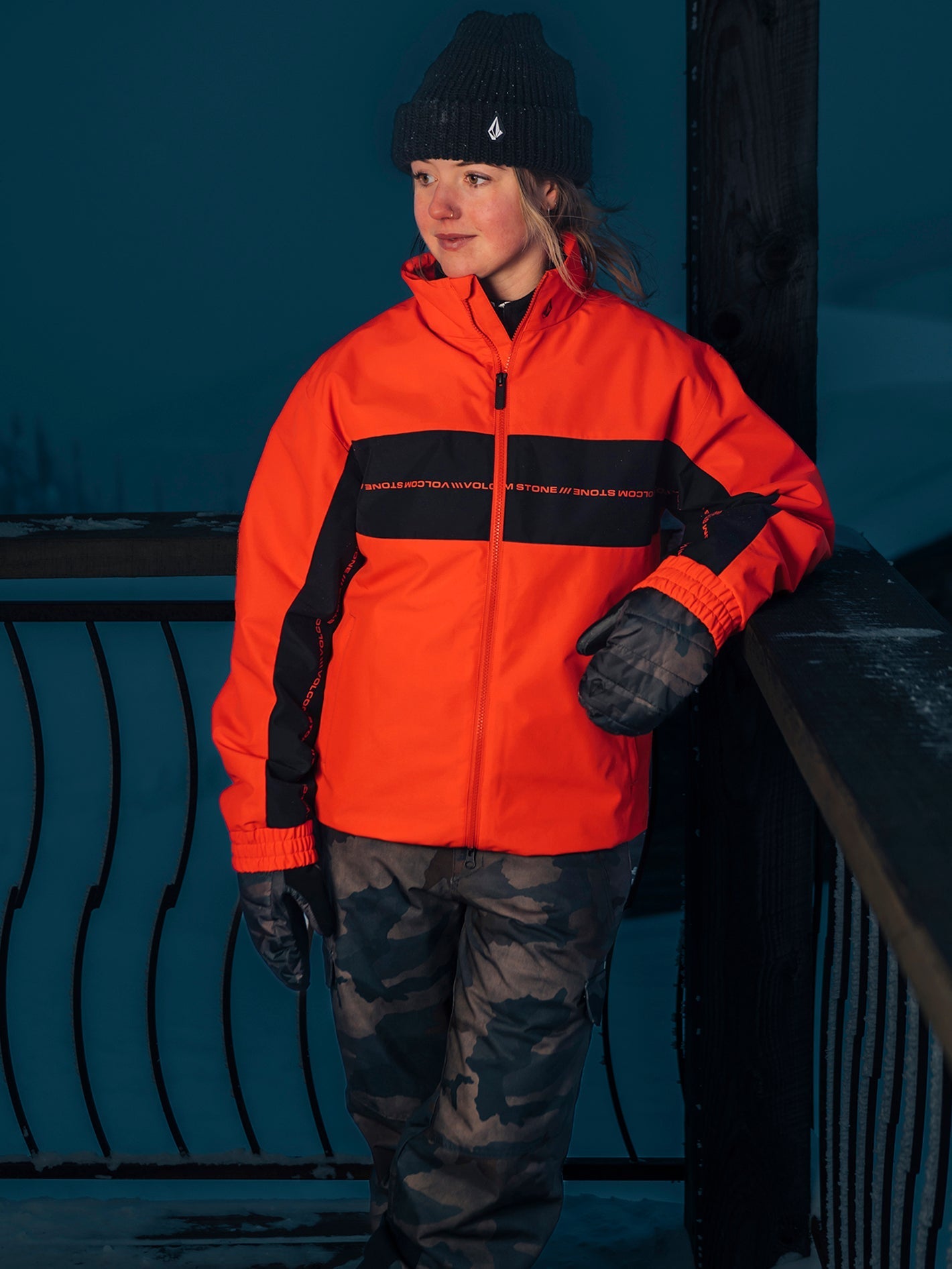 V-Sauce Insulated Jacket - ORANGE SHOCK