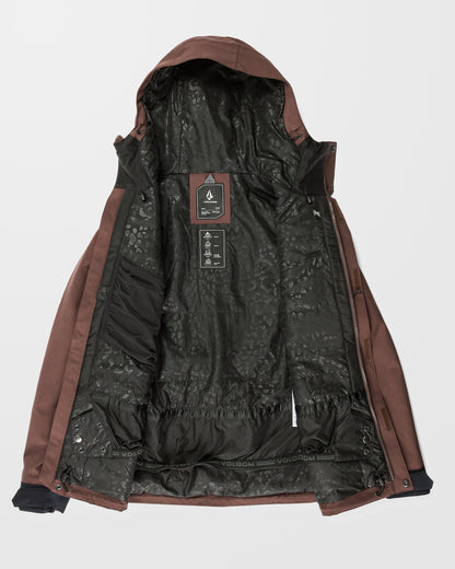 Stoney Shadow Isolierte Jacke - Mahagoni