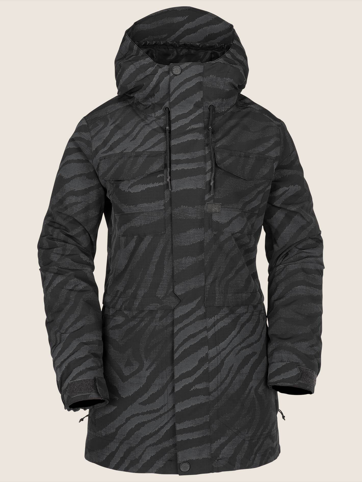 Leeland Schneejacke - Schwarz auf Schwarz