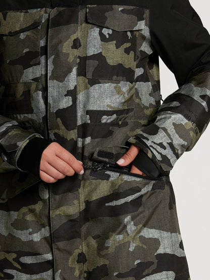 Leda GORE-TEX Snow Jacket - Service Green