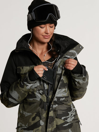 Leda GORE-TEX Snow Jacket - Service Green
