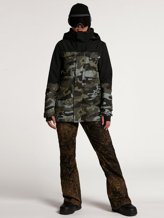 Leda GORE-TEX Schneejacke - Service Green