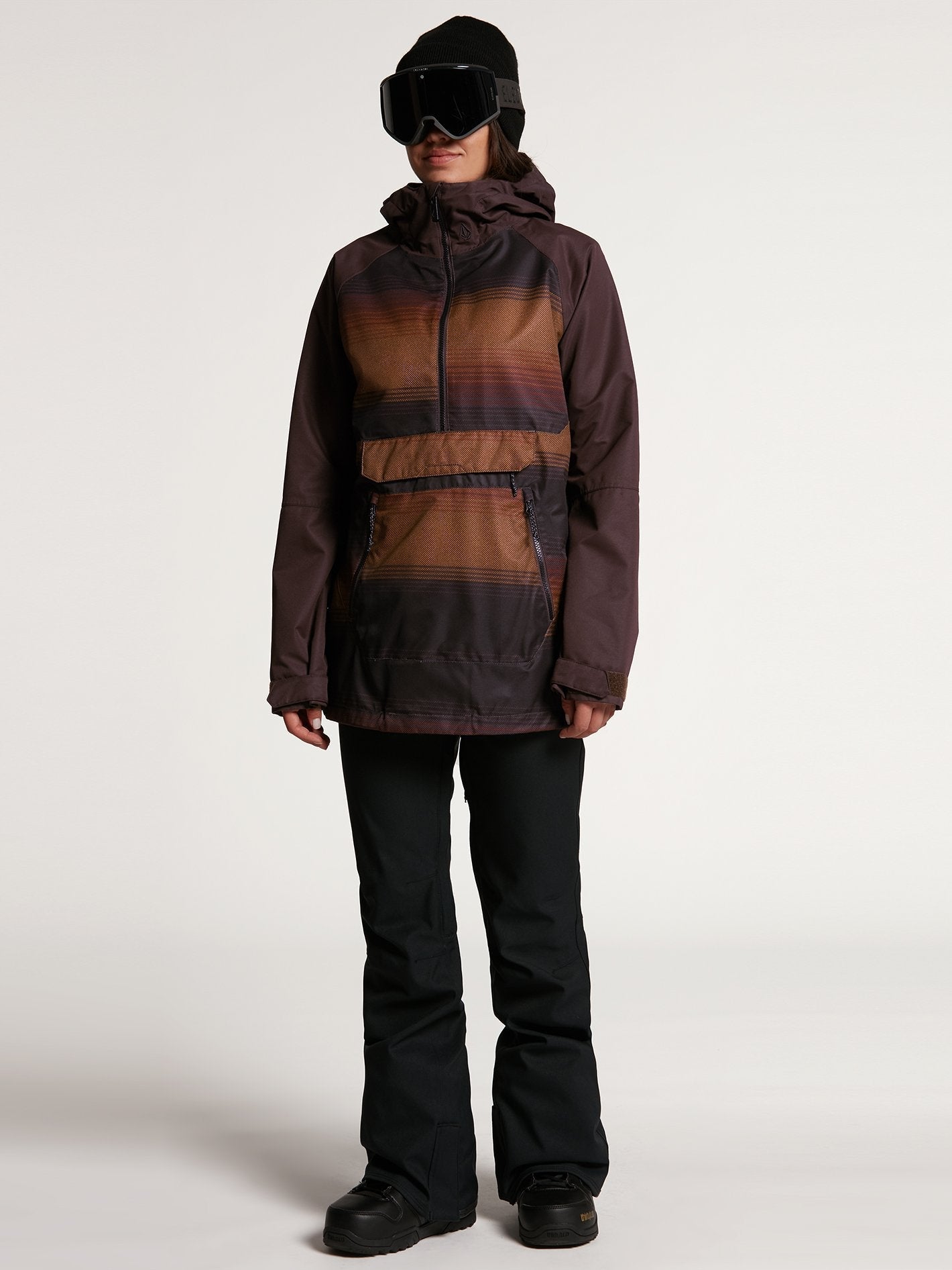 Mirror Pullover Schneejacke - Schwarz