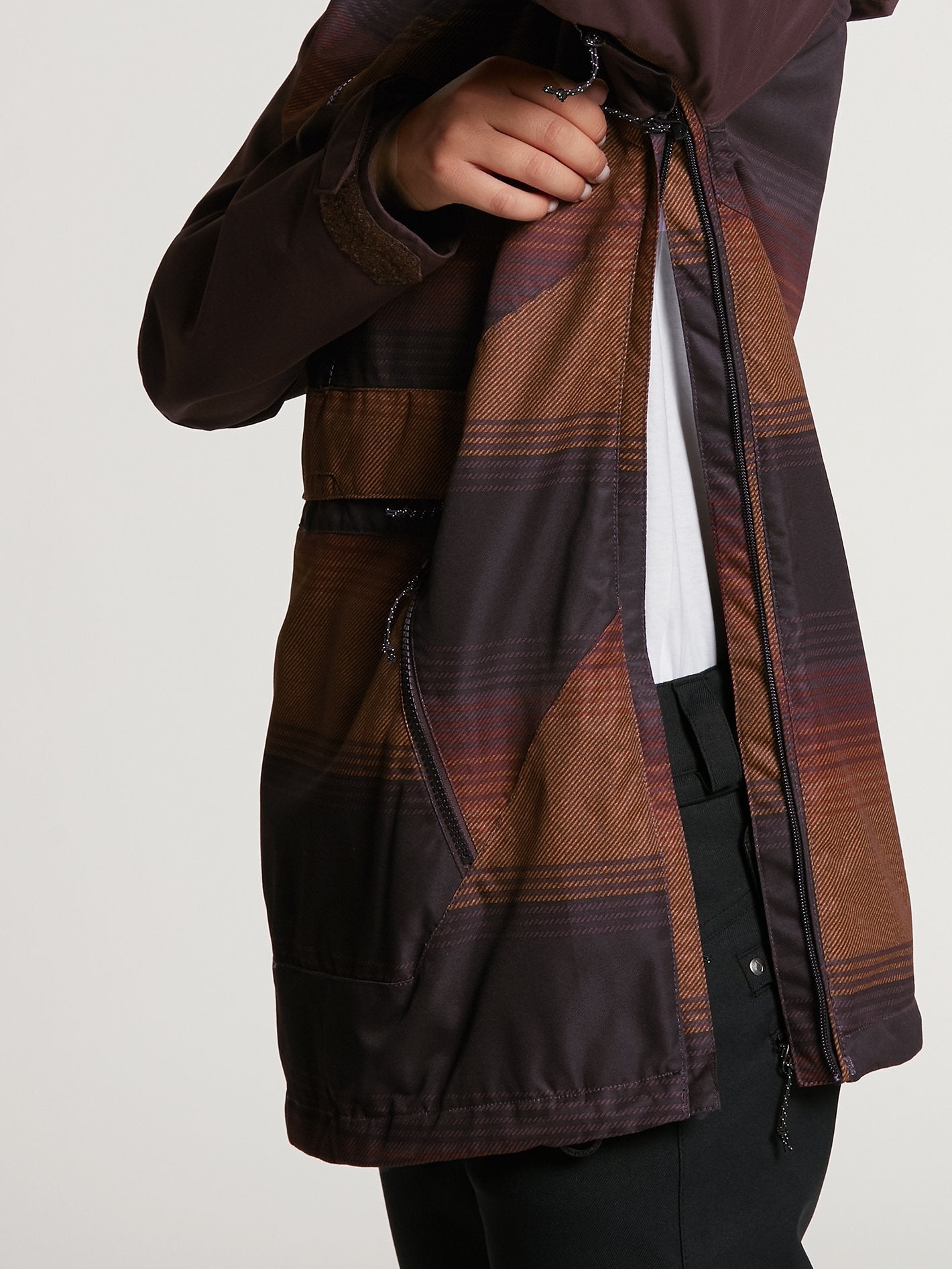 Mirror Pullover Schneejacke - Schwarz