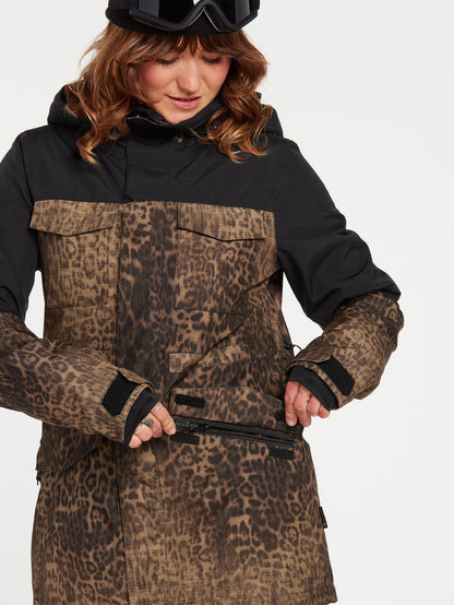 Veste de snow Leda Gore-Tex - COVERT GREEN