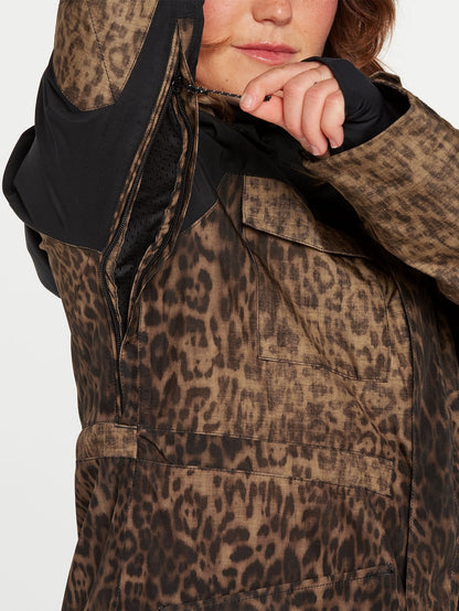 Veste de snow Leda Gore-Tex - COVERT GREEN