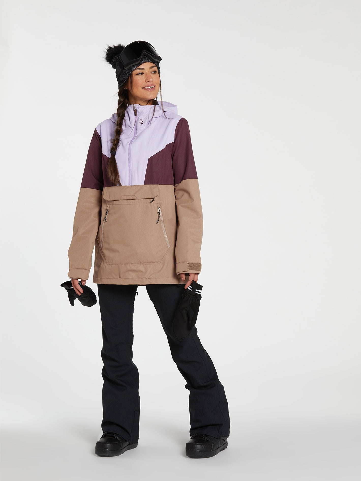 Veste de snow Pullover Mirror - COFFEE
