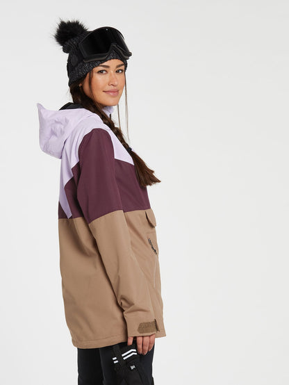 Veste de snow Pullover Mirror - COFFEE