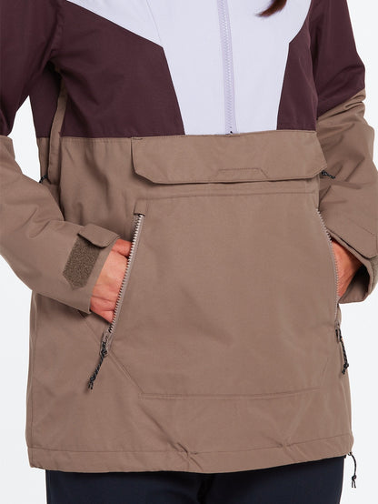Veste de snow Pullover Mirror - COFFEE