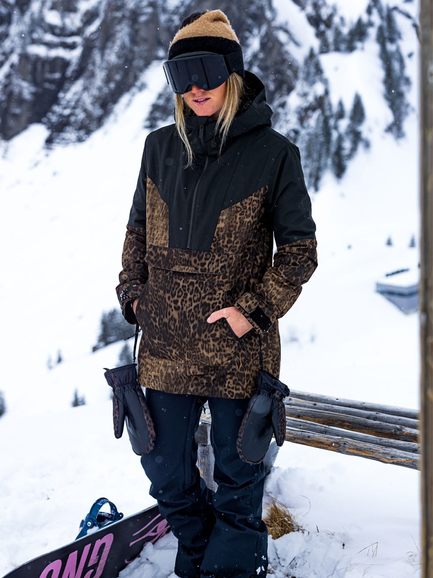 Pullover Mirror Schneejacke - LEOPARD
